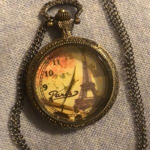 Ladies Pocket watch and necklace